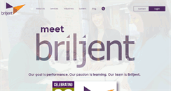 Desktop Screenshot of briljent.com